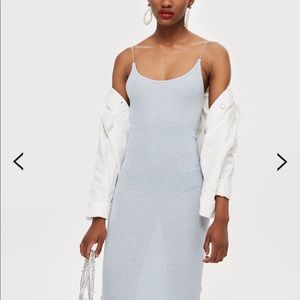 Topshop Dresses - NWT TopShop Glitter Ribbed Sheath Dress Topshop Dresses - NWT TopShop Glitter Ribbed Sheath Dress